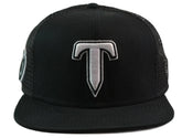 Torque Sports Striker Mixed Martial Arts Black Mesh Back Snapback Hat